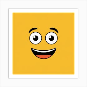 Smiley Face Art Print