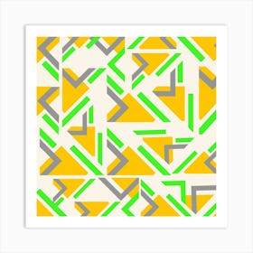 Abstract Geometric Pattern 3 Art Print