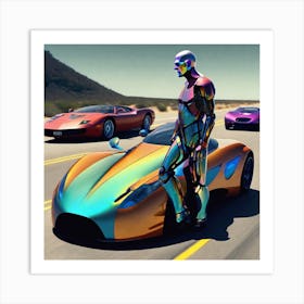 Futuristic Cars 2 Art Print