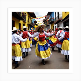 Ecuador Street Dance 3 Art Print