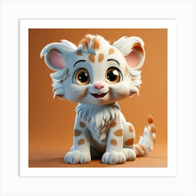 Cute Kitten Art Print