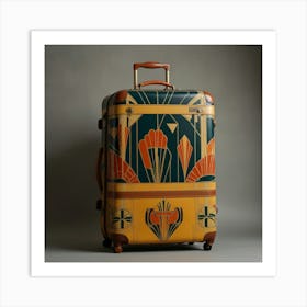 Deco Luggage 3 Art Print