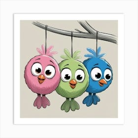 Angry Birds Art Print