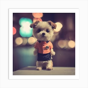 Cute Dog Art Print