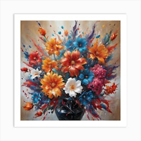 Flowers In A Vase Art Print