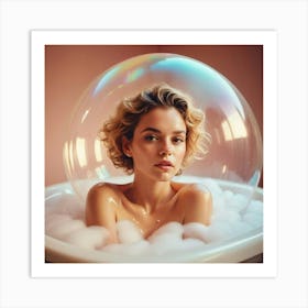 Bubble Bath Art Print