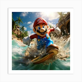 Mario Bros 8 Art Print