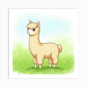 Alpaca 1 Art Print