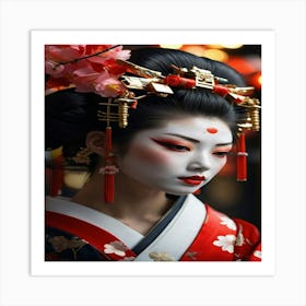 Geisha 2 Art Print