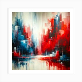 Abstract Cityscape 13 Art Print