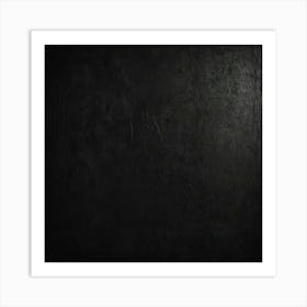 Grunge Texture On Black Backgroun Art Print