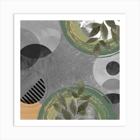 Abstract Circles Art Print