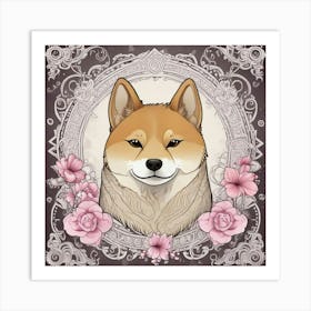 Shiba Inu 36 Art Print