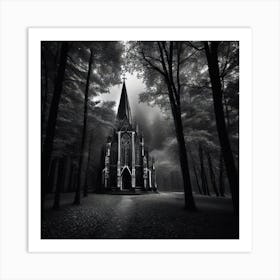 Church In The Woods 1 Art Print