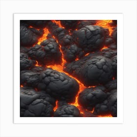 Lava Stock Videos & Royalty-Free Footage 5 Art Print