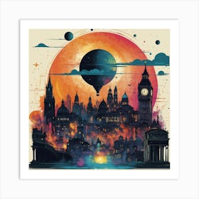 London Skyline Art Print