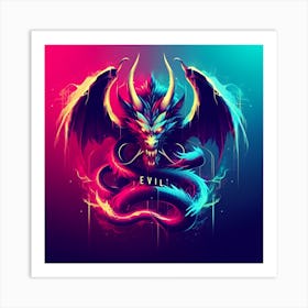 Dragon Design Art Print