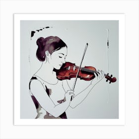 Violinist 1 Art Print