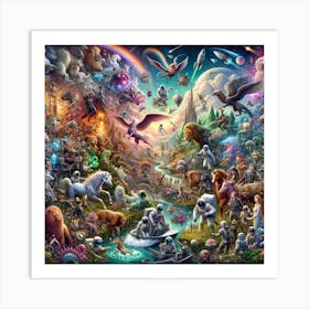 Chaos within Art Print