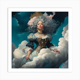 The Queen Of The Clouds 1 Art Print
