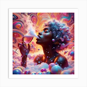 Psychedelic Painting Art Print