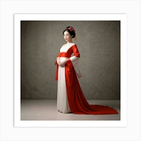 Creative Geisha Artwork 9 Art Print