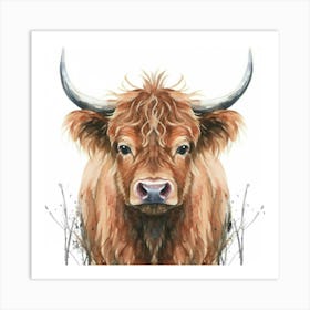 Highland Cow Art Print