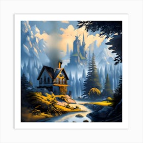 Fairytale Castle Art Print