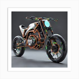 Ultra Futuristic Minimal Design Bike Designed By 8k Resolutionhyper Realistic Detailed Render Ext Art Print