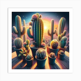 Cactus 2 Art Print