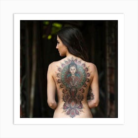 Mandala Tattoo 2 Art Print