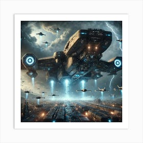 Skywarden Class Carrier Art Print