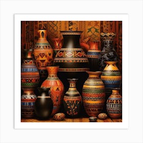 Vases And Pots 2 Art Print