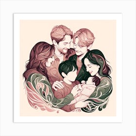 Family Portrait 1 Art Print