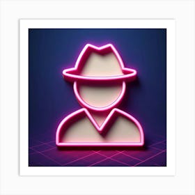 Man In A Hat 2 Art Print