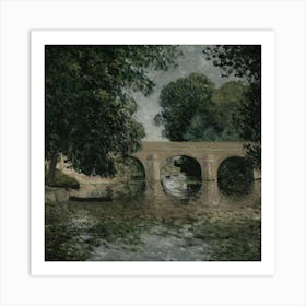 Bridge Over The River Art Print