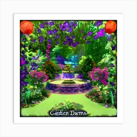 Garden Dame Art Print