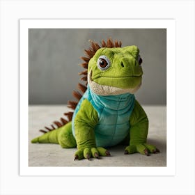 Leonardo Lightning Xl Stuffed Animal Like Cute Iguana 3 Affiche