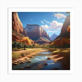 Zion National Park Art Print