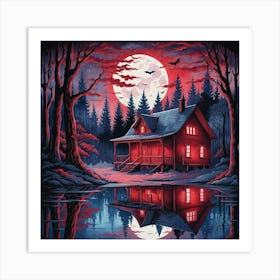 House In The Woods Art Print