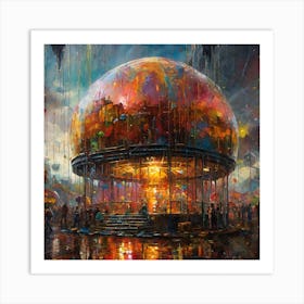 Carousel Art Print