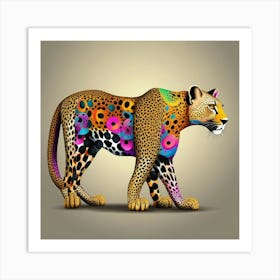 Leopard Art Art Print