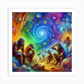 Psychedelic Painting 8 Art Print