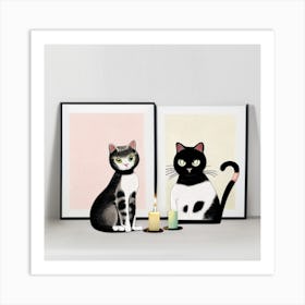 Cat Print Art Print