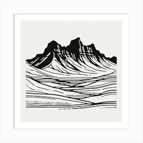 Mountain Landscape 1 Art Print