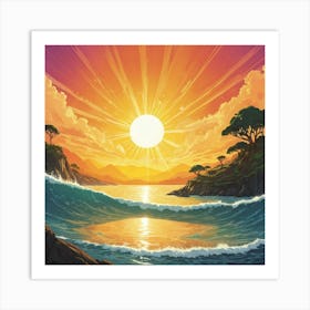 Default Here Comes The Sun Art 2 Art Print