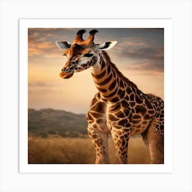 Giraffe 1 Art Print