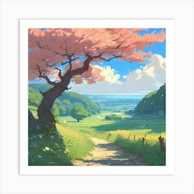 Cherry Blossoms Art Print