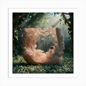 3d Forest Art Print