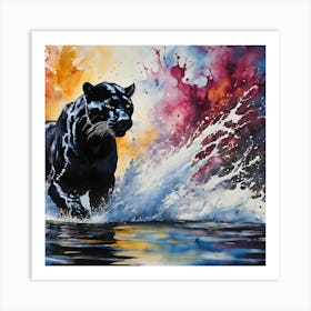 BB Borsa Black Panther Art Print